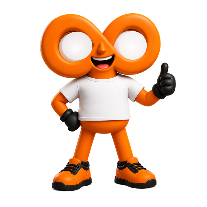 Amigoz mascot giving a thumbs up